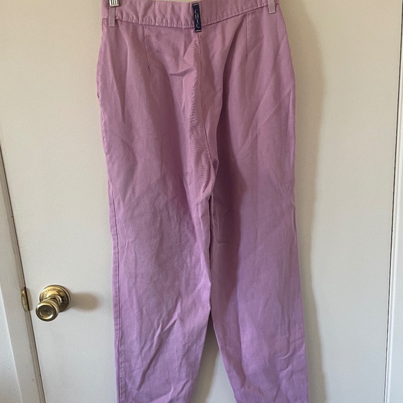 Vintage Chic Pleated Pants XS in Lilac - Picture 2 of 4